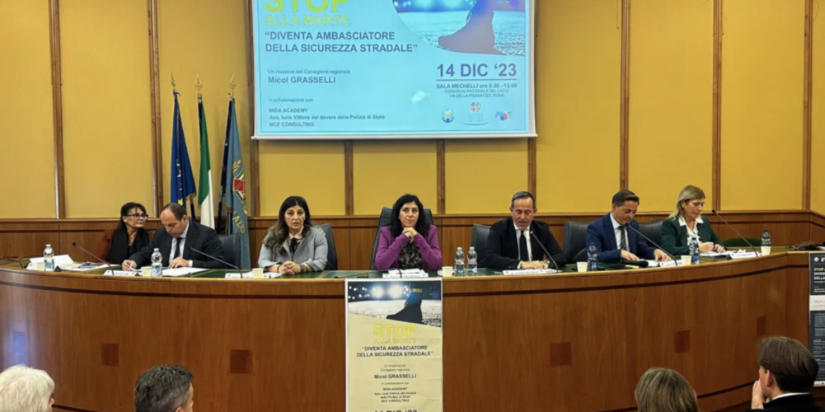 regione lazio stop alla morte sicurezza stradale